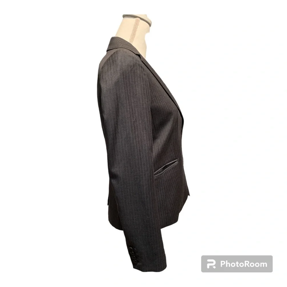 J.Crew Wool Pinstripped Blazer Ladies Size 8